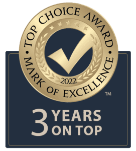 Top Choice Award Sunset Homes Logo