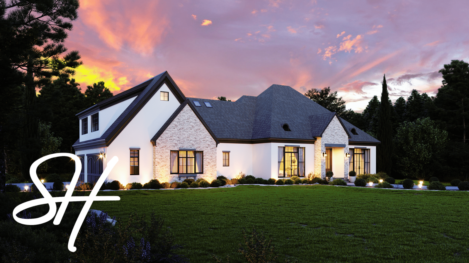 Acreage Home and Garages Building Functional Spaces in